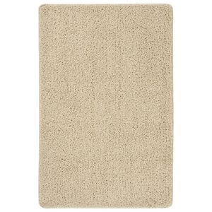 vidaXL Vloerkleed shaggy anti-slip 200x290 cm cr&egrave;mekleurig