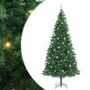 vidaXL Kunstkerstboom Groen 300 cm PVC en Metaal en Plastic