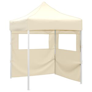 vidaXL Partytent 200 x 200 x 315 cm Cr&egrave;mekleurig Oxford Stof
