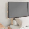 vidaXL Bedframe met Gevoerd Hoofdgedeelte Lichtgrijs 120 x 200 cm