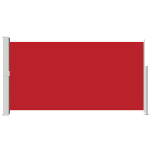 vidaXL Tuinscherm uittrekbaar 170x300 cm rood