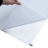 vidaXL Raamfolie statisch mat wit 60x1000 cm PVC