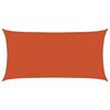 vidaXL Zonneschaduwzeil 2 x 6 m HDPE Rechthoekig Oranje