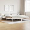 vidaXL Bedframe Wit 208.6 x 157.6 x 69.4 cm Massief grenenhout