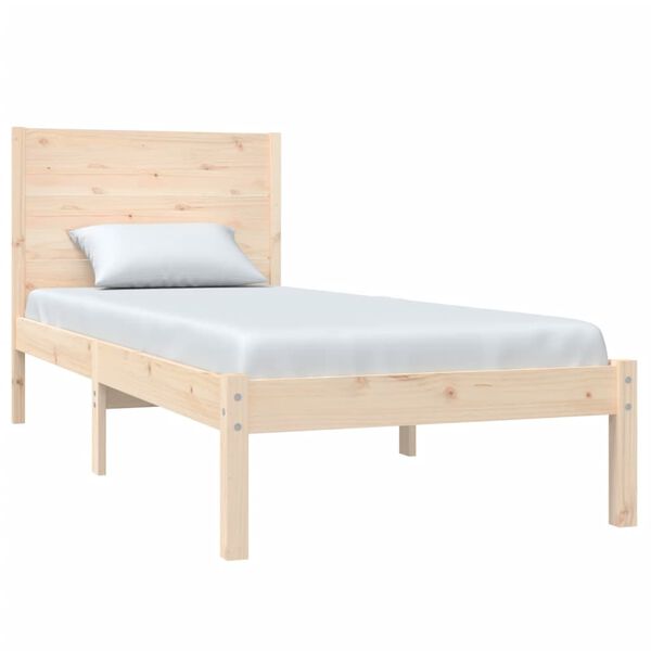 vidaXL Bedframe massief hout 90x190 cm