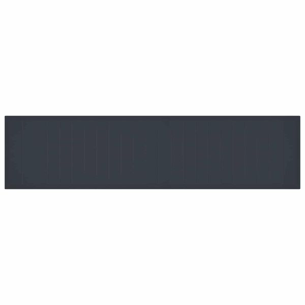 vidaXL Tuin Eettafelset met kussens met kussen 15 pcs Antraciet PP