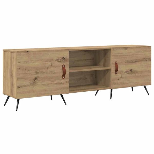 vidaXL TV-kast artisanaal eikenkleurig 150 x 30 x 50 cm Bewerkt hout
