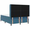 vidaXL Boxspring bed met hoofdeinde Blauw 140 x 190 cm Fluweel