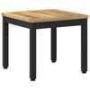 vidaXL Salontafel Whitewash en zwart 40 x 40,5 x 36 cm