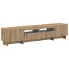 vidaXL 5-delige LED TV-kast Artisanaal eiken Bewerkt hout