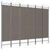 vidaXL Kamerscherm met 6 panelen 240x200 cm stof antracietkleurig