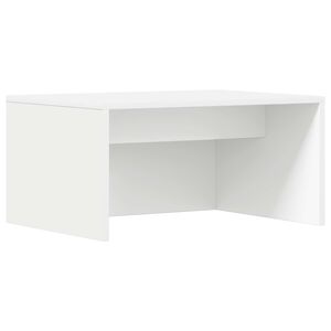 vidaXL Wandbureau Wit Bewerkt hout 60 x 45 x 30 cm