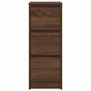 vidaXL Dressoir 29,5x34x76 cm bewerkt hout bruin eikenkleurig