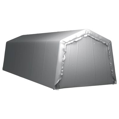 vidaXL Opslagtent 300x900 cm staal grijs