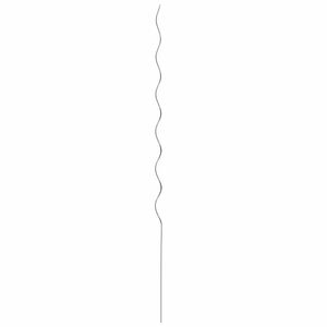vidaXL Plantondersteuning 50 st Zilver 150 x 0,6 x 0,6 cm Staal