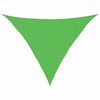vidaXL Zonnezeil 160 g/m&sup2; 3,5x3,5x4,9 m HDPE lichtgroen