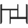 vidaXL Bureau Organizer Zwart Eiken 34,5 x 15,5 x 35,5 cm Bewerkt hout