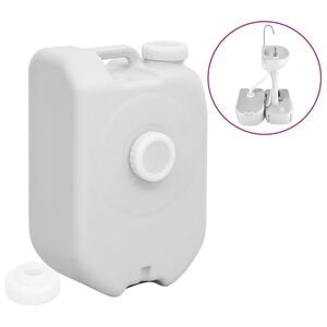 vidaXL Watertank draagbaar 24 L grijs