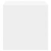 vidaXL Wandkasten 4 st 37x37x37 cm bewerkt hout wit