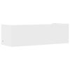 vidaXL Wandschap 100x35x30,5 cm bewerkt hout wit