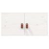 vidaXL Wandkasten 2 st 60x30x30 cm massief grenenhout wit