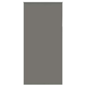vidaXL Rolgordijn verduisterend 115x210 cm stofbreedte 110,7 cm grijs