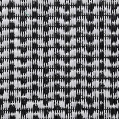 vidaXL Buitenkleed 80x150 cm polypropeen zwart
