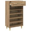 vidaXL Schoenenkast Ambachtelijk eiken 60 x 35 x 105 cm Bewerkt hout