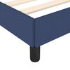 vidaXL Bedframe zonder matras stof blauw 200x200 cm