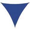 vidaXL Zonnezeil 160 g/m&sup2; driehoekig 4,5x4,5x4,5 m HDPE blauw