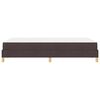 vidaXL Boxspringbed met matras Donkerbruin 120 x 200 cm Stof