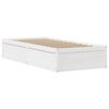 vidaXL Bedframe zonder matras massief grenenhout wit 90x190 cm