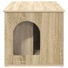 vidaXL Kattenhuis Sonoma 85 x 55 x 50,5 cm Bewerkt hout