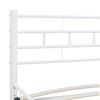 vidaXL Bedframe metaal wit 140x200 cm