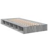 vidaXL Bedframe bewerkt hout grijs sonoma eikenkleurig 90x190 cm