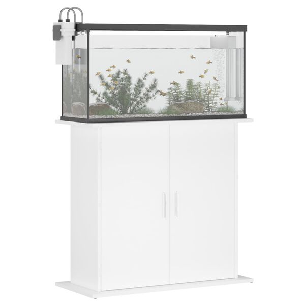 vidaXL Aquariumstandaard 81x36x73 cm bewerkt hout wit
