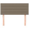 vidaXL Hoofdbord 90x5x78/88 cm stof taupe