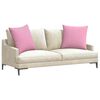 vidaXL Sofa Kussens 2 pcs Roze 80 x 80 cm Stof