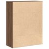 vidaXL Boekenkast 60x24x76,5 cm bewerkt hout bruin eikenkleurig