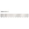 vidaXL Tuinrand 50 pcs 100 x 0,05 x 15 cm Roestvrij staal Zilver