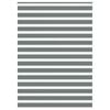 vidaXL Zebra rolgordijn 165x200 cm stofbreedte 160,9 cm donkergrijs