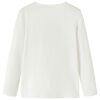 Kindershirt met lange mouwen 116 ecru