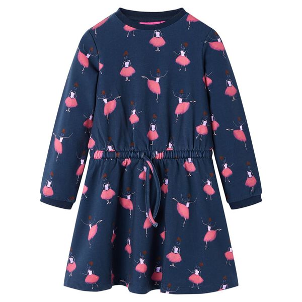 Kinderjurk 104 marineblauw