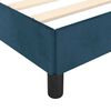 vidaXL Bedframe zonder matras 100x200 cm fluweel donkerblauw