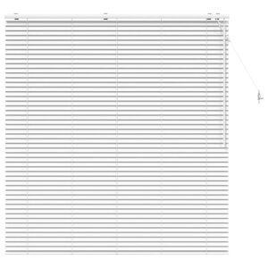 vidaXL Venetiaanse jaloezie Wit 160 x 160 cm 35 mm