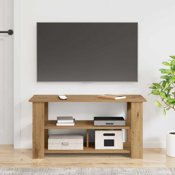 vidaXL TV-standaard Artisan Eiken 100 x 40 x 50 cm