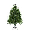 vidaXL Kerstboom met 150 LED met standaard Groen 120 cm PE