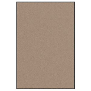vidaXL Deurmat Beige en zwart 120 x 180 cm Polypropyleen en vinyl