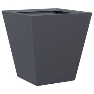 vidaXL Plantenbak 30x30x30 cm staal antracietkleurig