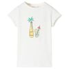 vidaXL Kindershirt 104 ecru
